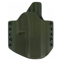 OWB Glock 17 - vnější pistolové pouzdro s polovičním SweatGuardem RH Holsters® – Olive Green