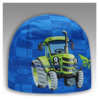 Funkční čepice Dráče - Bruno 074, modrá traktor Barva: Modrá