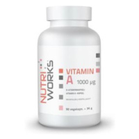 NutriWorks Vitamin A 1000 µg 90 kapslí