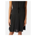 Šaty trussardi dress light crepe poly černá