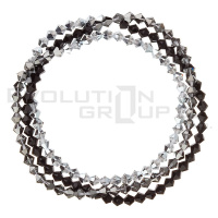 Evolution Group Náramek se Swarovski krystaly stříbrný 33081.5 silver