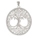 Stříbrný přívěšek strom života s čirými zirkony AGH671 + dárek zdarma