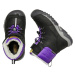Dětské boty Keen Greta Boot WP YOUTH black/purple 38EU
