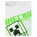 Bílé klučičí tričko name it Mahan Minecraft