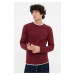Trendyol T-Shirt - Burgundy - Slim fit