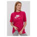 Tričko Nike Sportswear Air W dámské, růžová barva