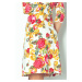 Dámské společenské šaty s motivem krátké květované / L model 15042699 - numoco
