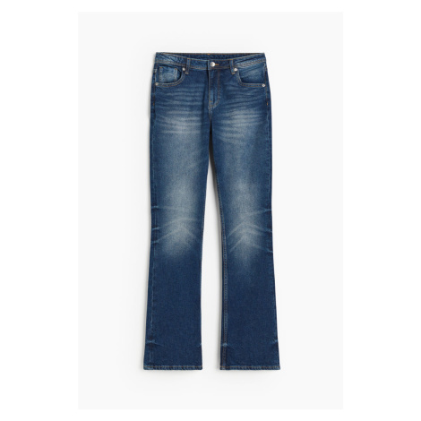 H & M - Bootcut Regular Jeans - modrá H&M
