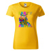 DOBRÝ TRIKO Dámské tričko s potiskem Party animal Barva: Žlutá