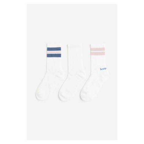 H & M - Ponožky 3 páry - modrá H&M