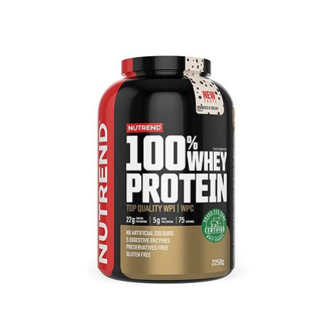 Nutrend 100% Whey Protein 2250 g, cookies-cream
