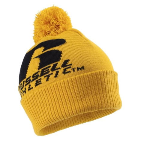 Russell Athletic WINTER POMPOM HAT Pánská zimní čepice, žlutá, velikost