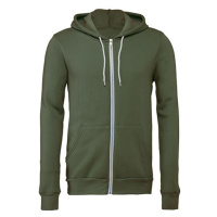 Canvas CV3739CV3739 Unisex mikina s kapucí na zip CV3739 Military Green