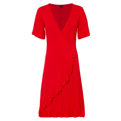 Bonprix BODYFLIRT šaty s volánem Barva: Červená, Mezinárodní