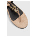 Semišové sandály Pinko Elodie dámské, béžová barva, 100860 A0N8 D18