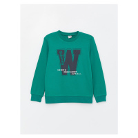 LC Waikiki Boys' Crew Neck Printed Long Sleeve T-Shirt