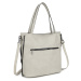 LUIGISANTO PROSTORNÁ SHOPPER BAG - KRÉMOVÁ -OW-TR-T66881-1-CREAMY WHITE