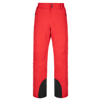 Kilpi GABONE-M Pánské lyžařské kalhoty NM0040KI Červená