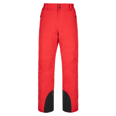 Kilpi GABONE-M Pánské lyžařské kalhoty NM0040KI Červená