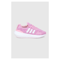 Dětské boty adidas Originals Swift Run 22 GW8177 růžová barva