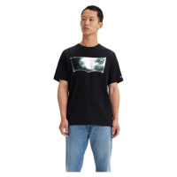 Levi's® SS RELAXED FIT TEE Pánské tričko, černá, velikost