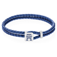 Tommy Hilfiger Slušivý kožený náramek Monogram 2790530