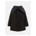 Kabát trussardi coat recycled poly wr černá
