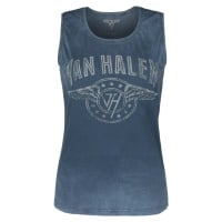 Van Halen Wings Logo Dámský top námořnická modrá