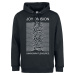 Joy Division Amplified Collection - Unknown Pleasures Mikina s kapucí černá