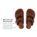 Dámské nazouvací sandály Comfort Brown