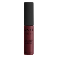 Nyx Professional Make Up Soft Matte Metallic Cream Lipstick - Budapest Hnědá