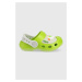 Dětské pantofle Coqui zelená barva