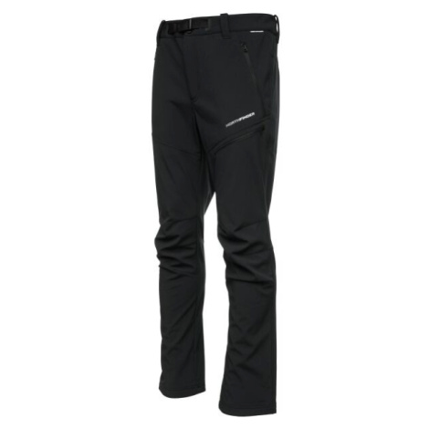 Northfinder PETE Pánské softshellové kalhoty, černá, velikost