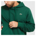 LACOSTE Hooded Fleece Sweatshirt Green