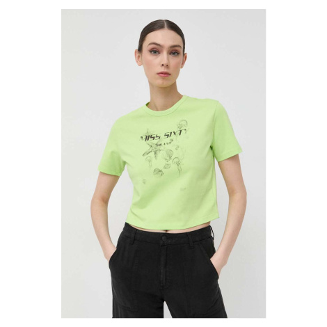 Tričko Miss Sixty zelená barva