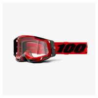 100% Brýle 100% RACECRAFT 2 červené - čiré skla