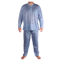 Libor pánské pyžamo s dlouhým rukávem 1-OGD-145 světle modrá