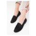 Soho Black Suede Women's Ballerinas