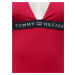 Tmavě růžové jednodílné plavky Tommy Hilfiger