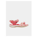 Růžové holčičí květované sandály Keen