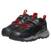 Keen Wanduro Low Wp Children Dětské nízké trekové boty 10036557KEN black/ribbon red