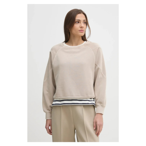 Mikina Pepe Jeans REESE dámská, béžová barva, hladká, PL581480