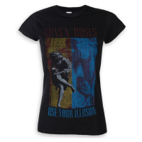 Tričko metal dámské Guns N' Roses - Use Your Illusion - ROCK OFF - GNRTS51LB