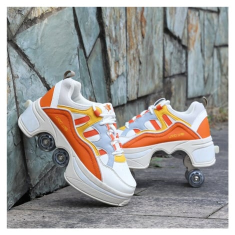 Kolečkové tenisky unisex barevné boty na kolečkách nejen pro děti