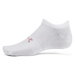 UNDER ARMOUR-UA Essential No Show 3 pack-WHT-1361459-100 Bílá