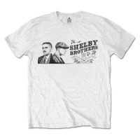 Peaky Blinders Tričko Shelby Brothers Landscape Unisex White