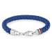 Tommy Hilfiger Elegantní pánský náramek z modré kůže 2790548