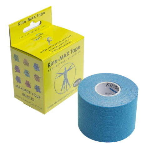 KineMAX SuperPro Cotton 5 cm x 5 m kinesiologická tejpovací páska 1 ks modrá Kine-MAX