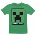 Minecraft Kids - Creeper Face detské tricko zelená