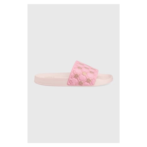 Pantofle Mexx Slider Jeanine dámské, růžová barva